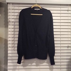 Trina Turk Navy Cardigan